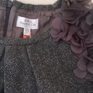 Wool blend girls dress in new condition!